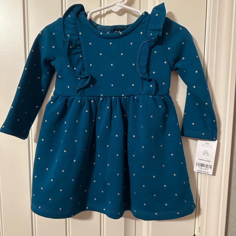 12 Month Long Sleeve Baby Girl Dress